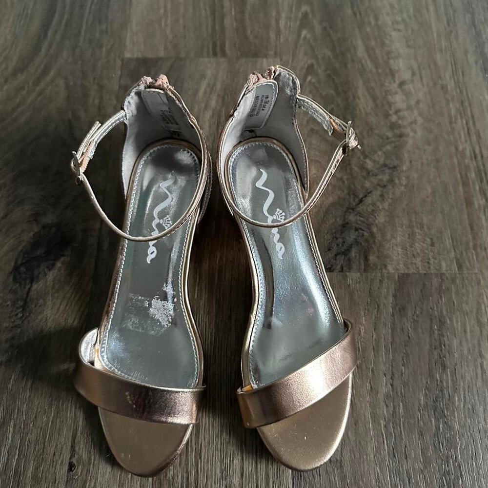 Mia rose gold dress sandals